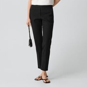 Theory Treeca Pull-On Pants in Good Linen - Black